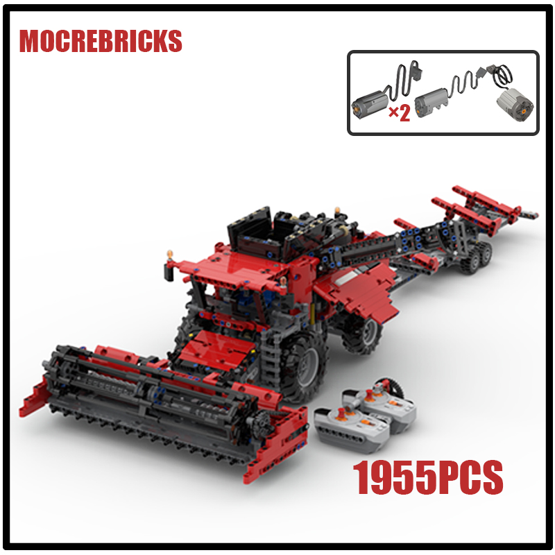 Agriculture Farming Professional - MOCヘビーデューティーコンバインハーベスタービルディングブロックセットプロフェッショナル農業機械モデル大人向けコレクションギフト