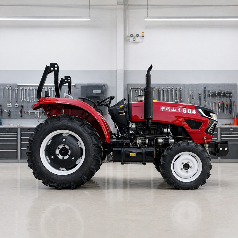 Agriculture Farming Tool - 人気商品：30馬力、40馬力、4輪駆動、コンパクトなサイズの小型農用トラクター。クイックヒッチとフロントエンドローダーを搭載した農業用具。