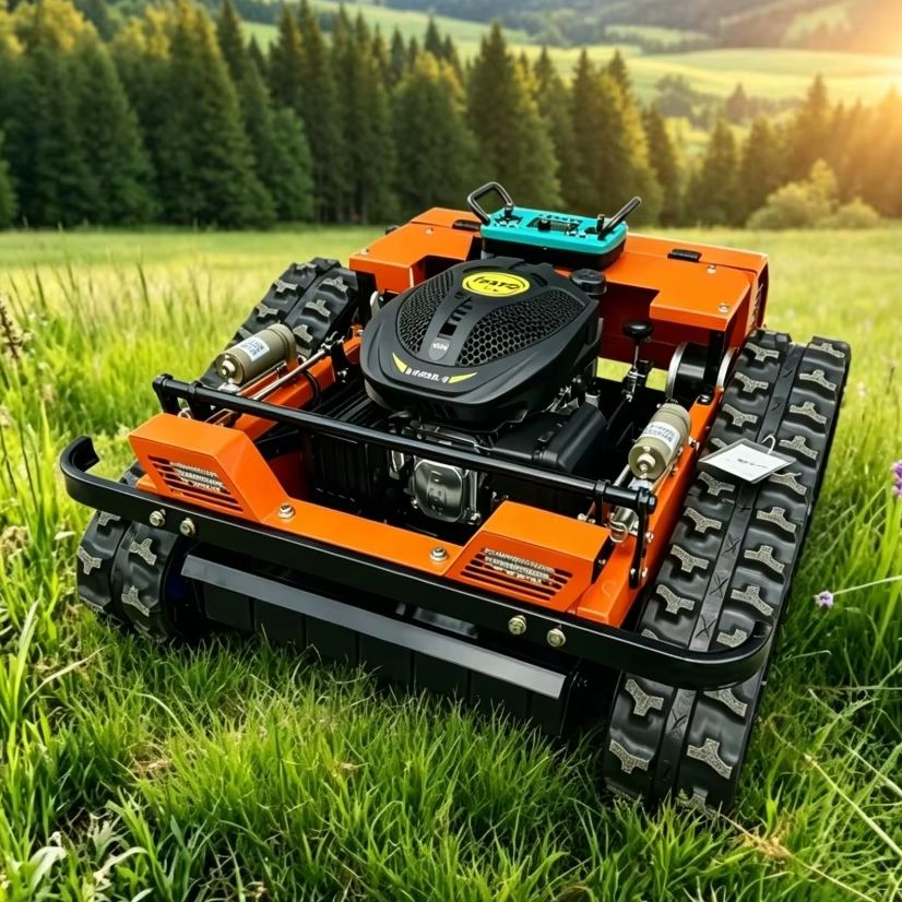 Agriculture Farming Robot - トラッキング機能付き芝刈り機、自動遠隔操作、芝生の剪定、農業用、除草ロボット、CE認証取得、高効率、農場での使用に最適。