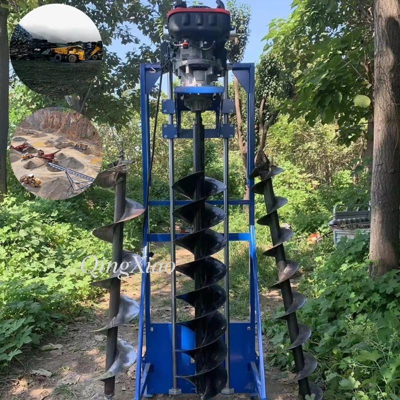 Farming Agriculture Jobs - 高効率水井掘削装置は、農場、農業用フェンス、高速道路ガードレール、地盤杭の建設作業で広く使用されています。