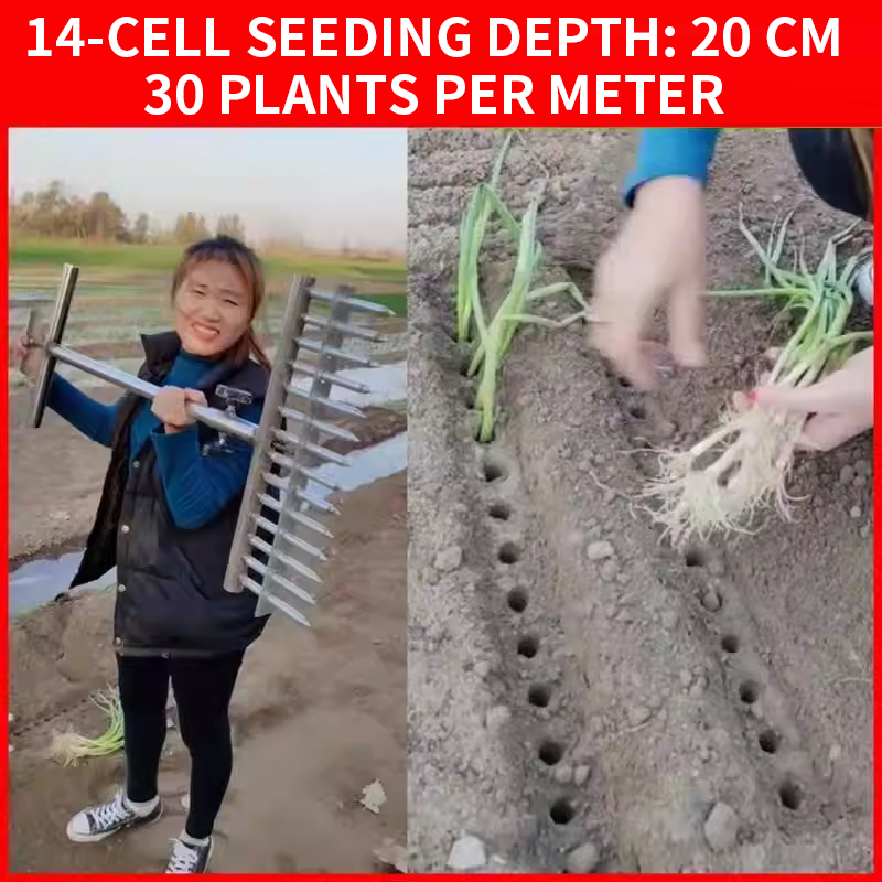 Vegetable Transplanter - 玉ねぎ移植機、稲苗移植機、手動穴あけ器、ニンニク移植機、野菜移植機、穴あけ・播種機