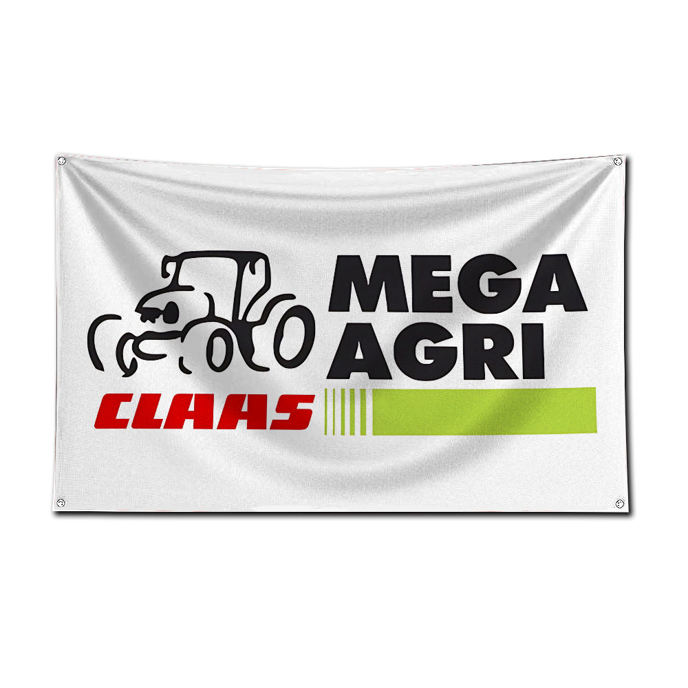 トラクター＆コンバインハーベスターフラッグバナー、農場、作業 - Agriculture Farming Logos のレビューと価格