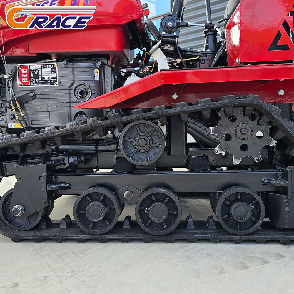 庭園・農場用 25馬力/35馬力 ミニクローラートラクター  - Agriculture Farming Tool のレビューと価格