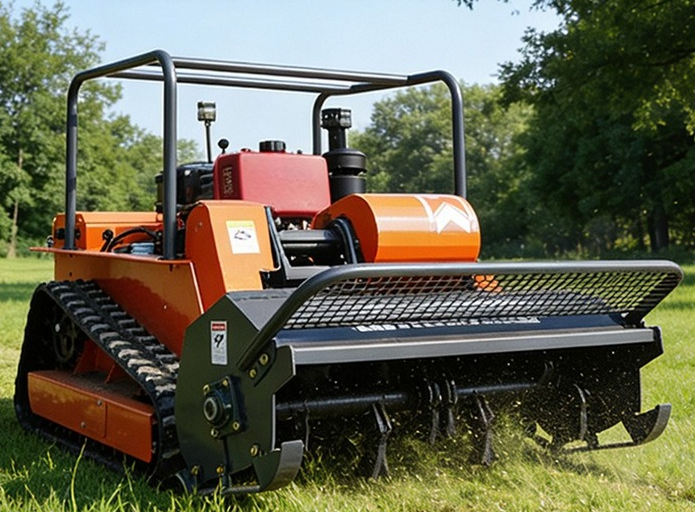 高トルクロボット芝刈り機、遠隔操作式農場用草粉砕機、農業用藁 - Agriculture Farming Robot のレビューと価格