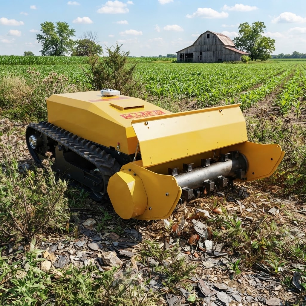 スマートリモコン芝刈り機、農業用除草機、農場の景観整備用の枝 - Agriculture Farming Robot のレビューと価格