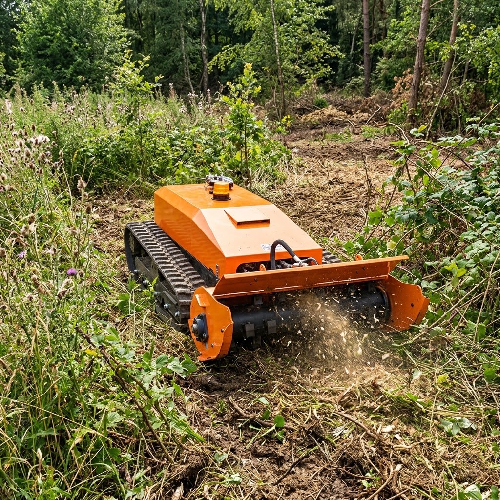スマートリモコン芝刈り機、農業用除草機、農場の景観整備用の枝 - Agriculture Farming Robot のレビューと価格