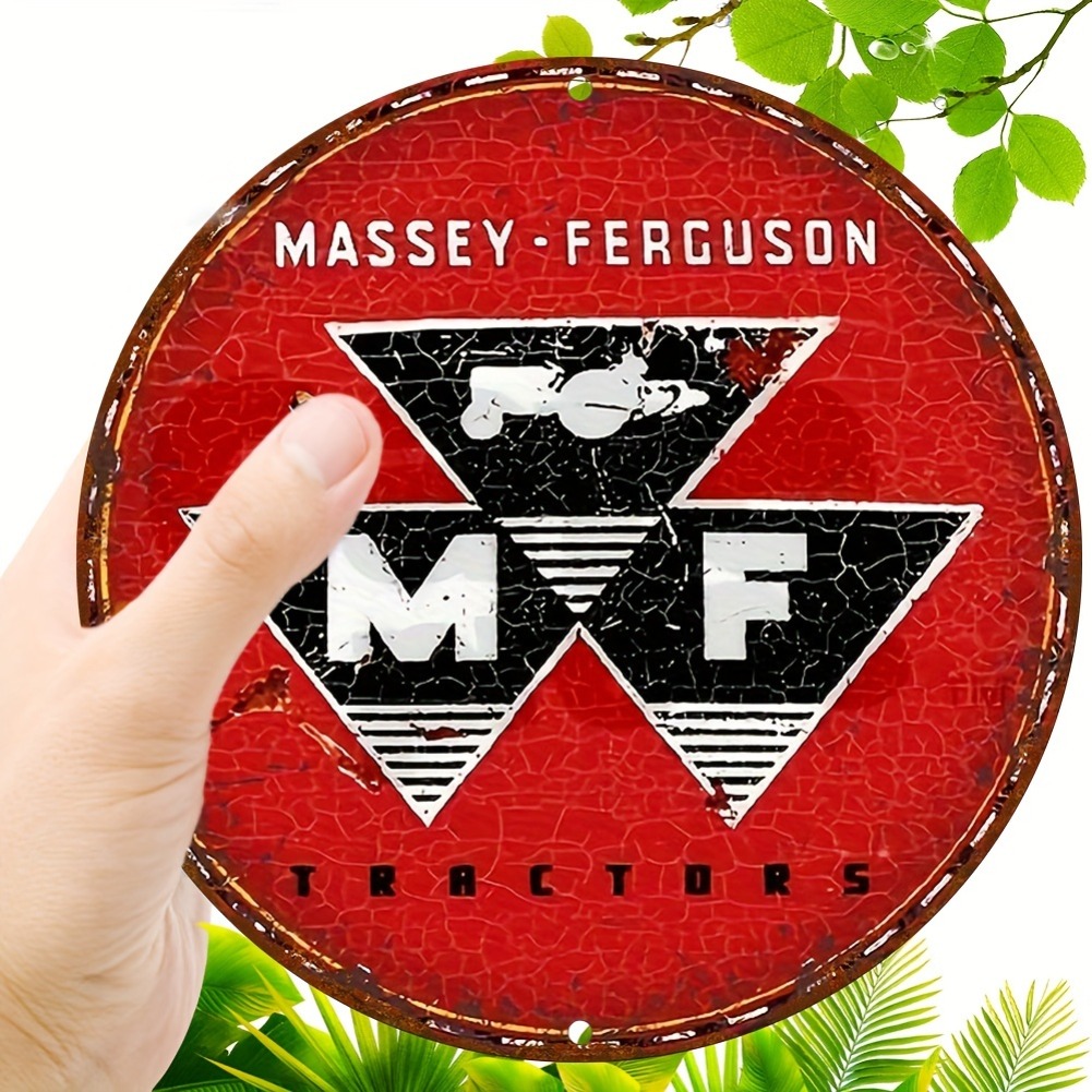 ヴィンテージ マッセイファーガソン トラクター ラウンドメタ - Agriculture Farming Logos のレビューと価格